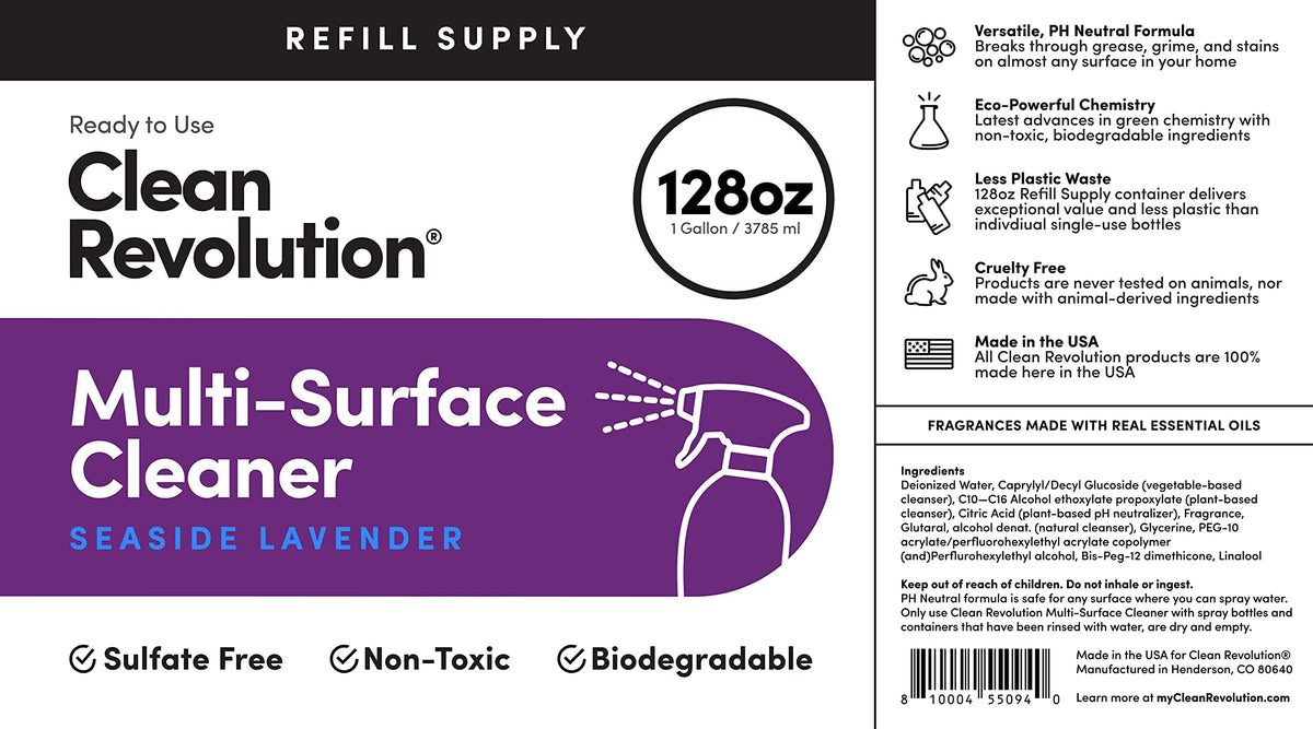Multi Surface Cleaner Refill Supply (128 Fl Oz)