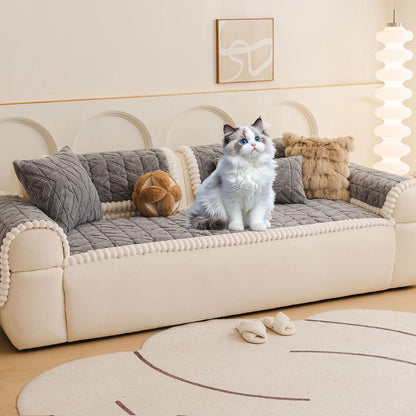 Couch Covers for 3 Cushion Couch Sofa Washable Non Slip Dog Sofa Cover (3 Ounce)
