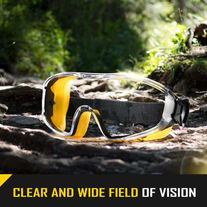 Safety Goggles Over Glasses with Anti (3 Count)