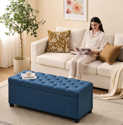 Storage Ottoman Bench for Bedroom