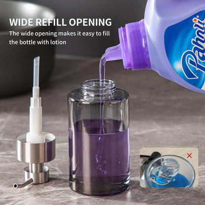 Silver Soap Dispenser