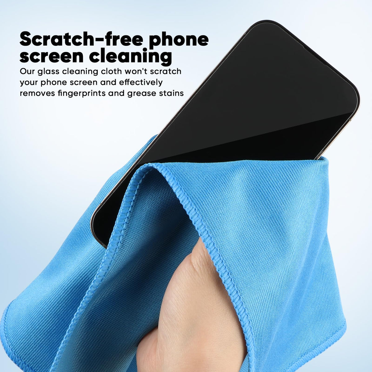 Microfiber Glass Cleaning Cloth 12 PK (12 Count)