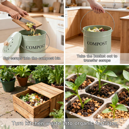 Compost Bin for Kitchen Counter