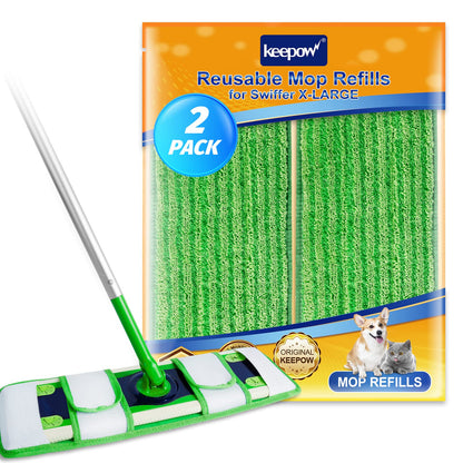 XL Mop Pads Dry Sweeping Cloths Compatible with Swiffer XL Mops