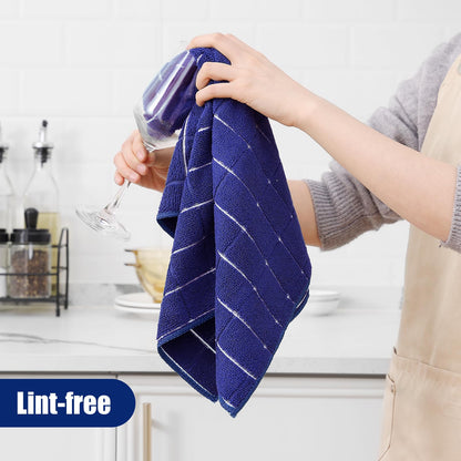 Microfiber Kitchen Towels and Dishcloths Sets (20 Count)