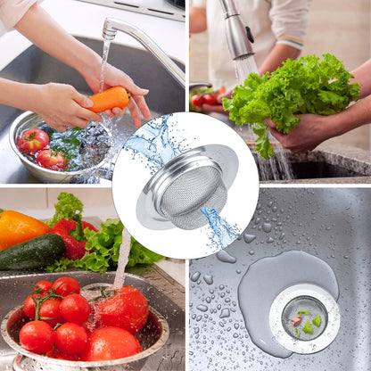 2Pcs Kitchen Sink Strainer (2 Count)