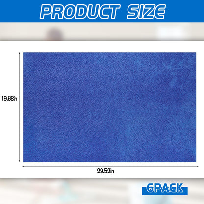 6 Pack Extra Large Microfiber Cleaning Cloths 20"x30" (6 Count)