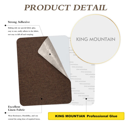 Coarse Linen Repair Patches