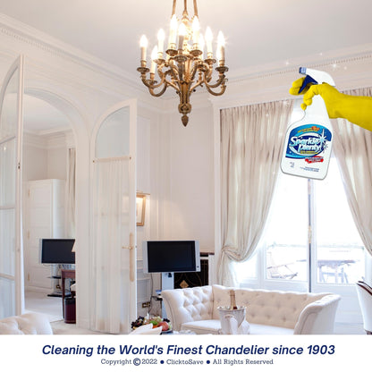 Sparkle Plenty Chandelier Cleaner Drip Dry Spray No Wipe (64 Fl Oz)