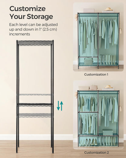 Clothes Rack Freestanding Wardrobe Closet