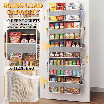 2 Pack Over the Door Organizer 5 Tiers