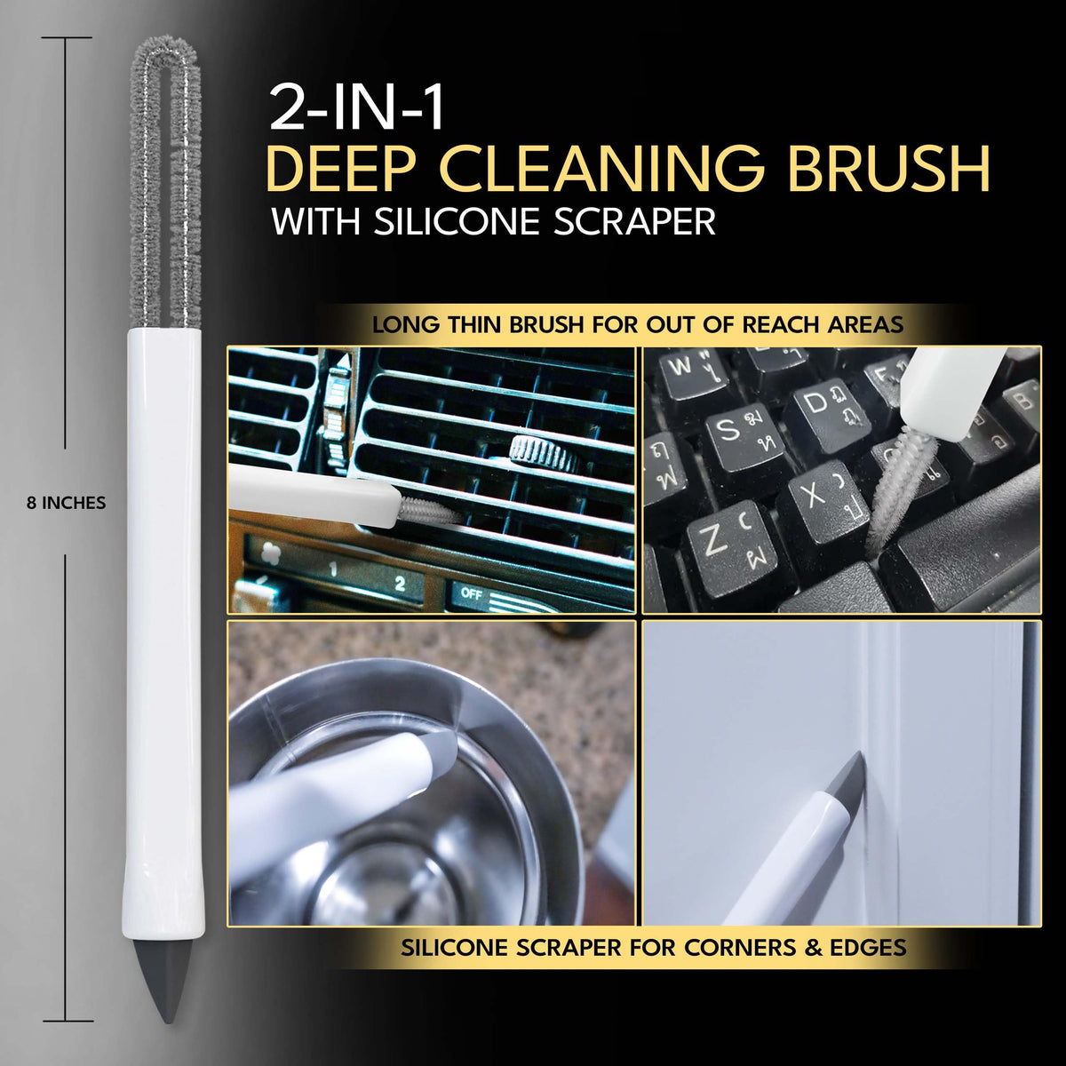 Small Cleaning Brush Set 3pcs