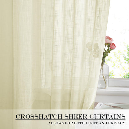 French Sheer Door Panel