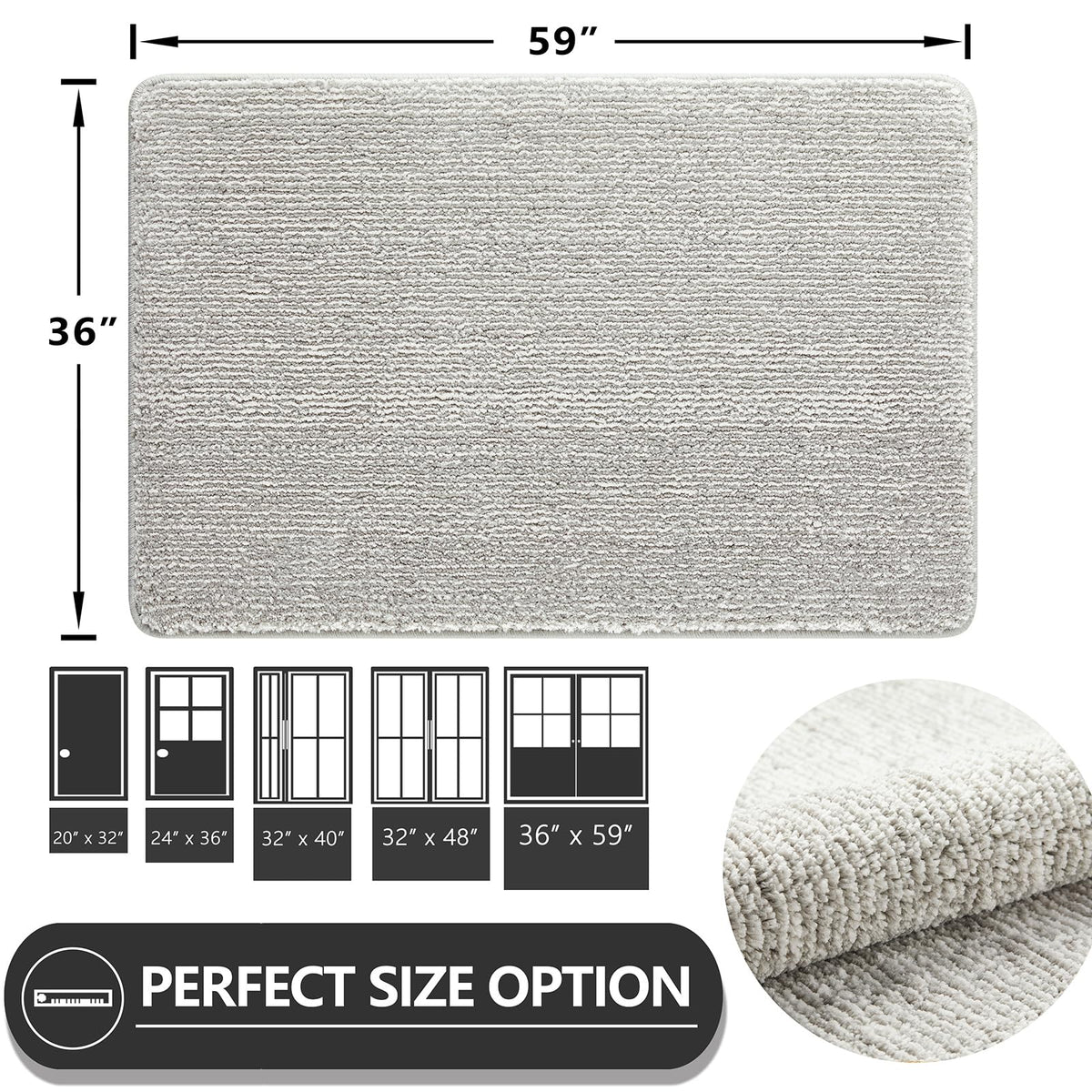 Indoor Door Mat 36"x40"