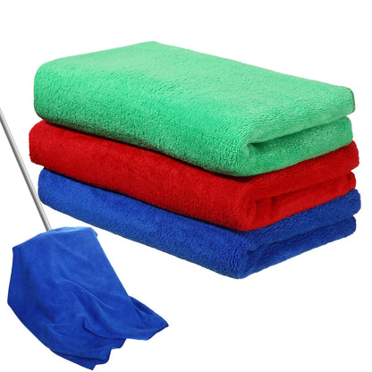 3 Pcs Extra Large Microfiber Cleaning Cloth 30" x 20" Washable Reusable Microfiber Towel Streak Free Lint Free Cloth for Cleaning Home Glass Office Window Bathrooms