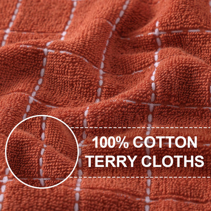 100% Cotton Terry Kitchen Towels (6 Count)