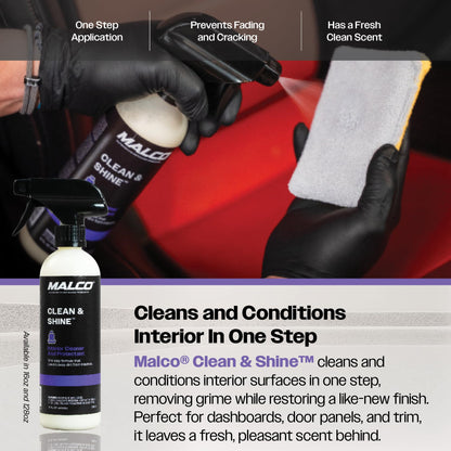 Clean and Shine Interior Car Cleaner and Dressing (16 Fl Oz)