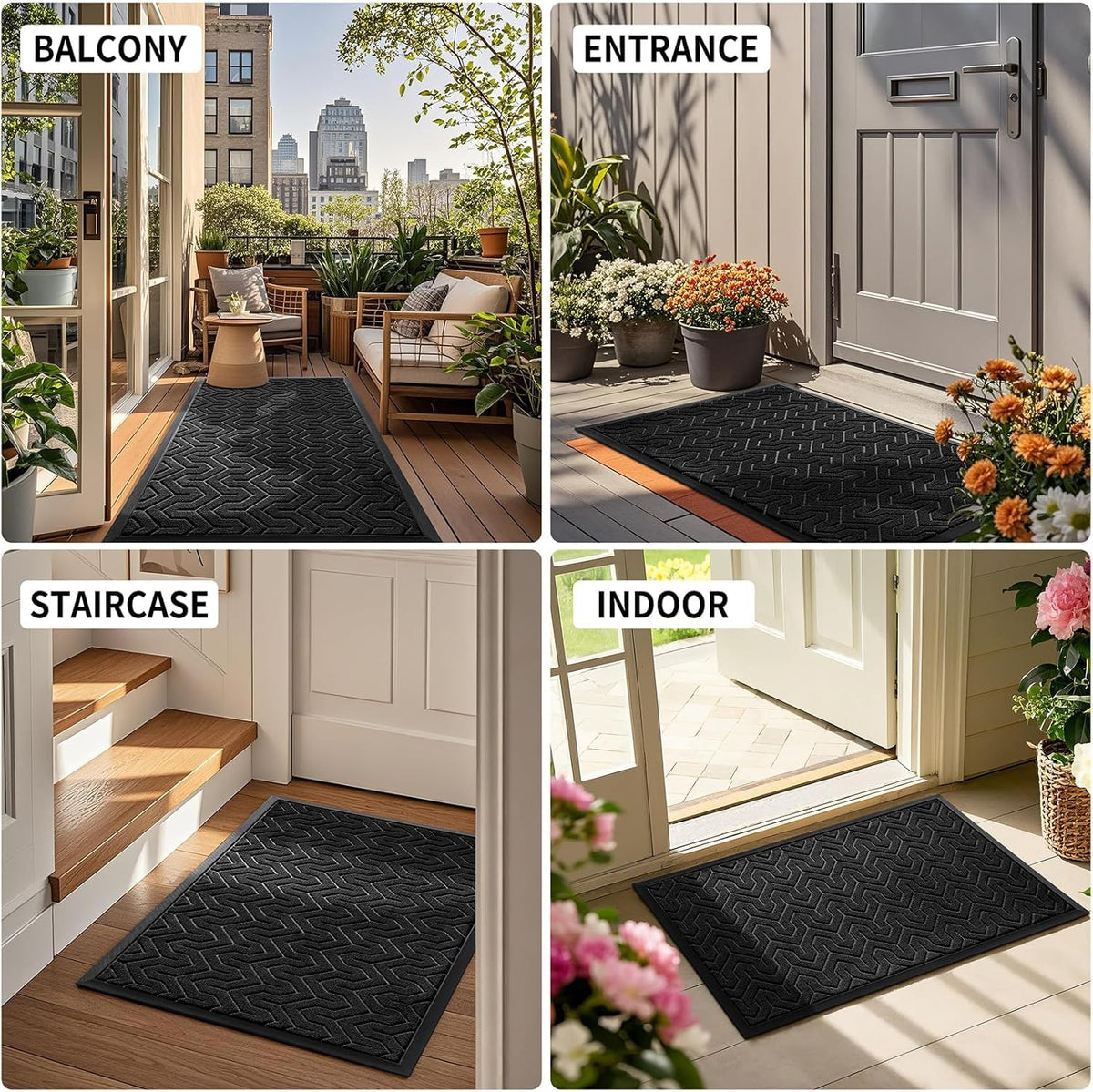 Extra Large Door Mat Outside Entrance 60x36
