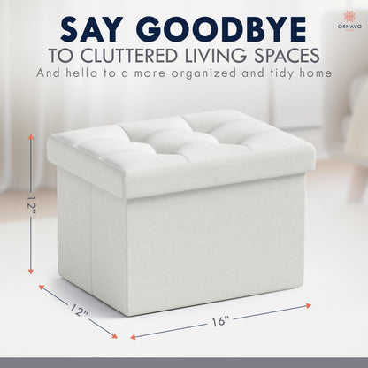 Small Rectangle Ottoman Set of 2