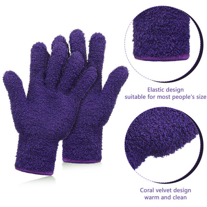 2 Pairs Microfiber Gloves for Plants (2 Count)