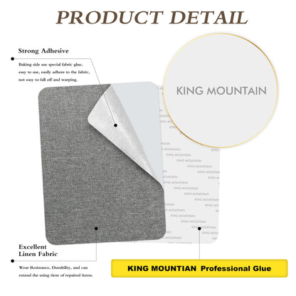 Coarse Linen Repair Patches
