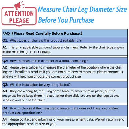 Rectangle U Shaped Sled Chair Leg Tips Cap with Felt Pads (32 Count)