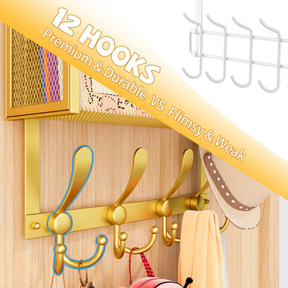 Over The Door Hooks Organizer