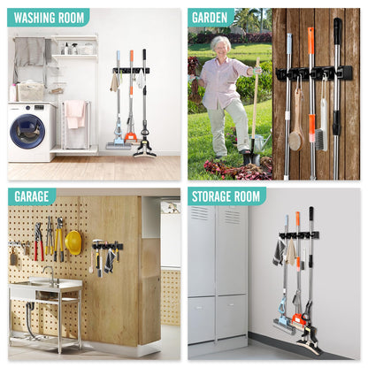 Broom and Mop Holder (2 Count)