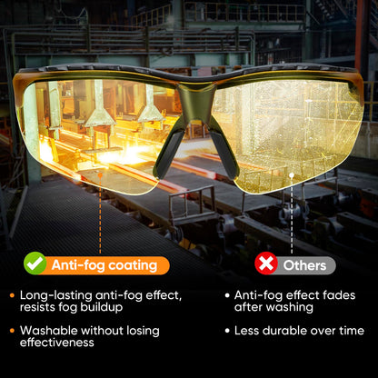 10PK Anti Fog Safety Glasses for Men & Women (10 Count)