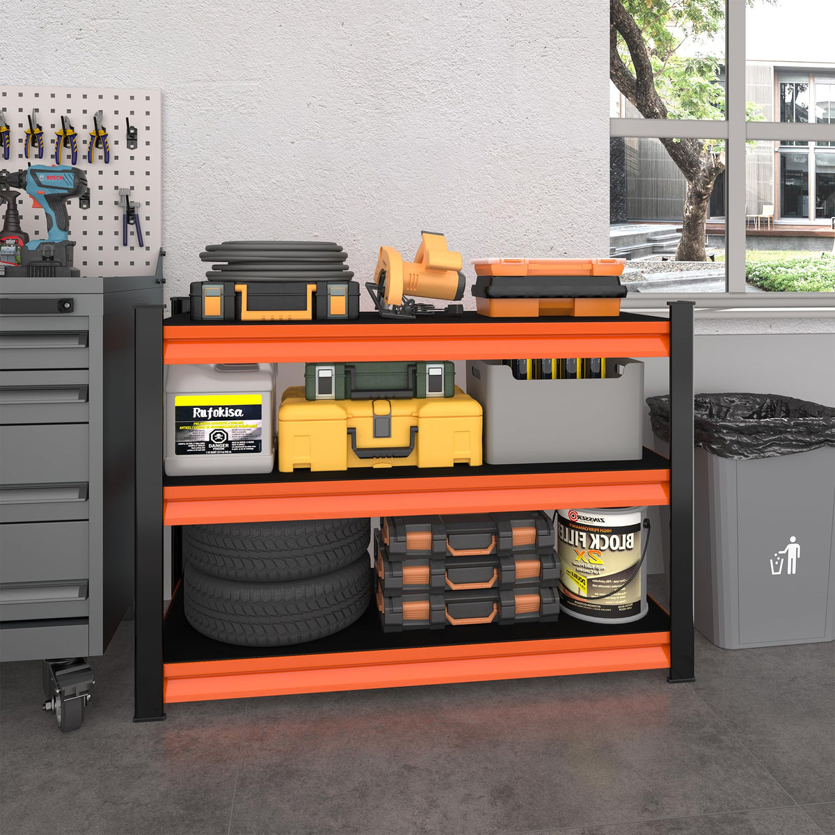 40" W Garage Shelving Heavy Duty