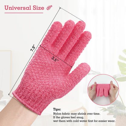 Exfoliating Glove for Shower Bath (3 Count)