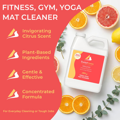 SwaytAway Fitness Mat Cleaner Concentrate Citrus (32 Fl Oz)