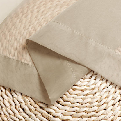 Taupe Sheer Curtains 54 Inch Long 2 Panels (2 Count)