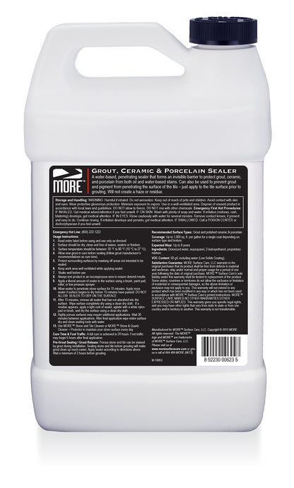 MORE Grout Ceramic & Porcelain Sealer (128 Fl Oz)