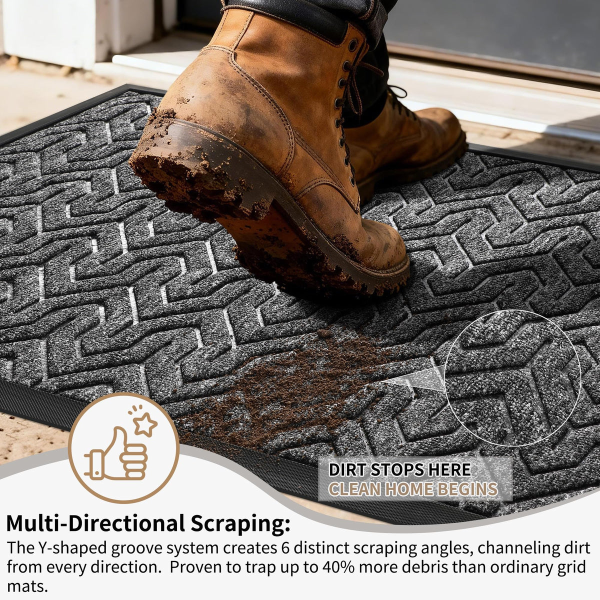 Large Door Mat Outside Entrance 47x32