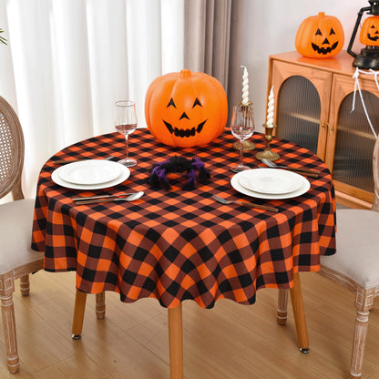 Waterproof Plaid Tablecloth Fabric