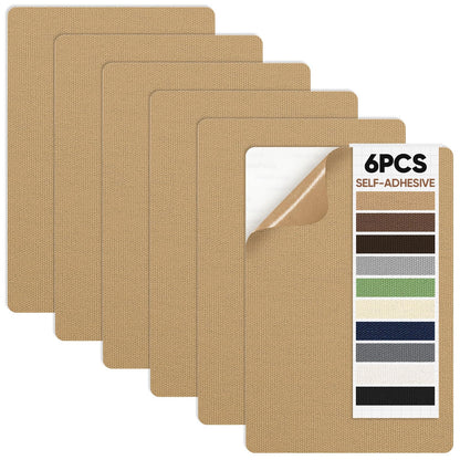 Canvas Repair Patch 5.5 x 8 Inches 6Pcs Self (6 Count)