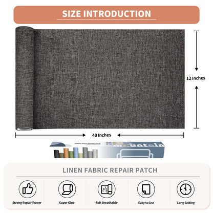 Coarse Linen Repair Patches