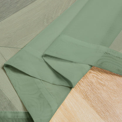 Sage Green Sheer Valances for Windows (2 Count)