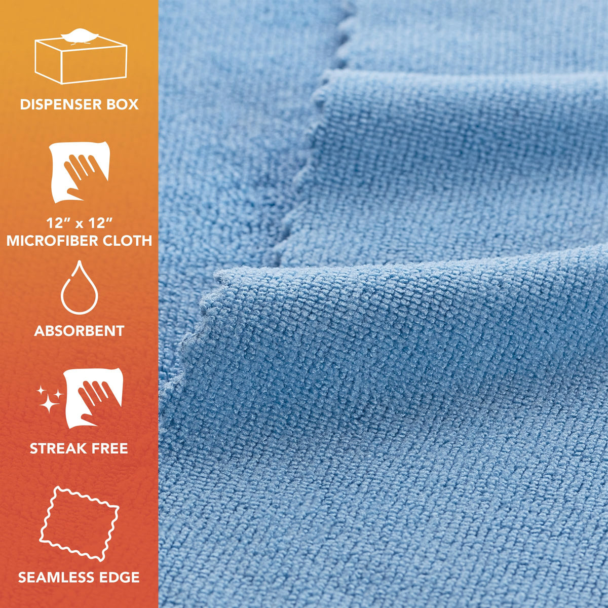 Arkwright Smart Rags Microfiber Cleaning Cloths Bulk (400 Count)