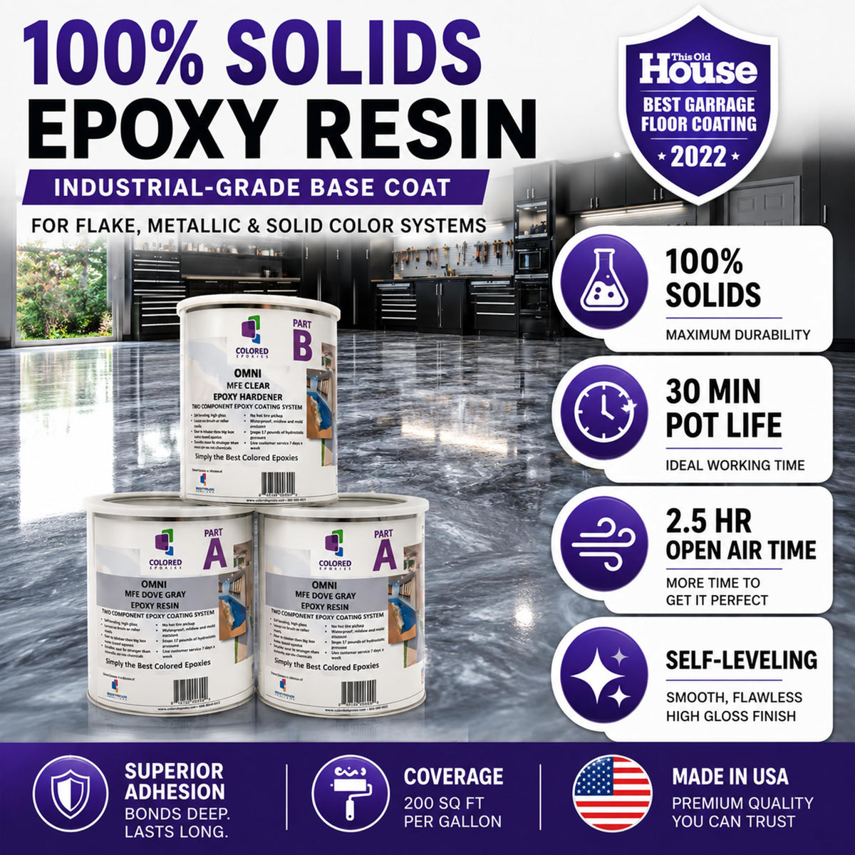 Safety Yellow Epoxy Resin Coating Made with Beautiful and Vibrant Pigments (1920 Fl Oz)