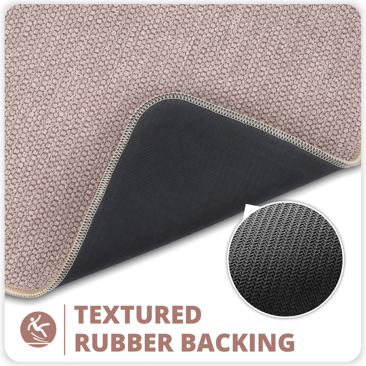 Bath Mat Ultra Thin Bathroom Runner Rugs (15 Sq Ft)
