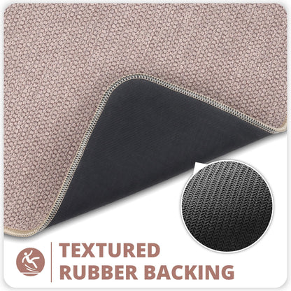 Bath Mat Ultra Thin Bathroom Runner Rugs (15 Sq Ft)