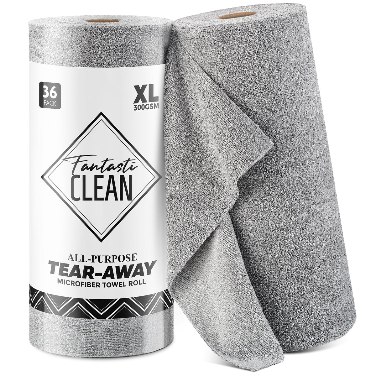 Microfiber Cleaning Cloth Roll (36 Count)