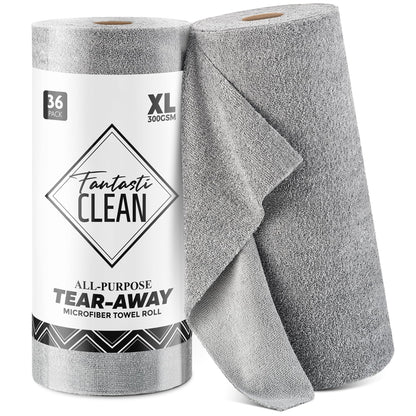 Microfiber Cleaning Cloth Roll (36 Count)