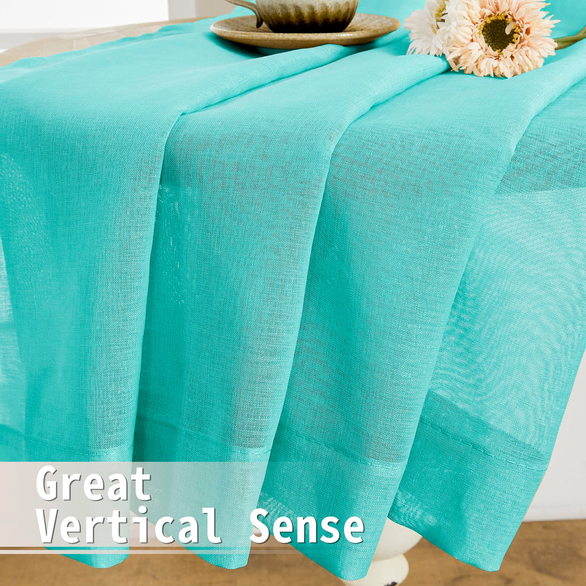 Sheer Door Curtains Closet Linen Textured Curtains Sheer Doorway Light Filtering Voile French Doors Rod Pocket Curtain Patio Glass Door