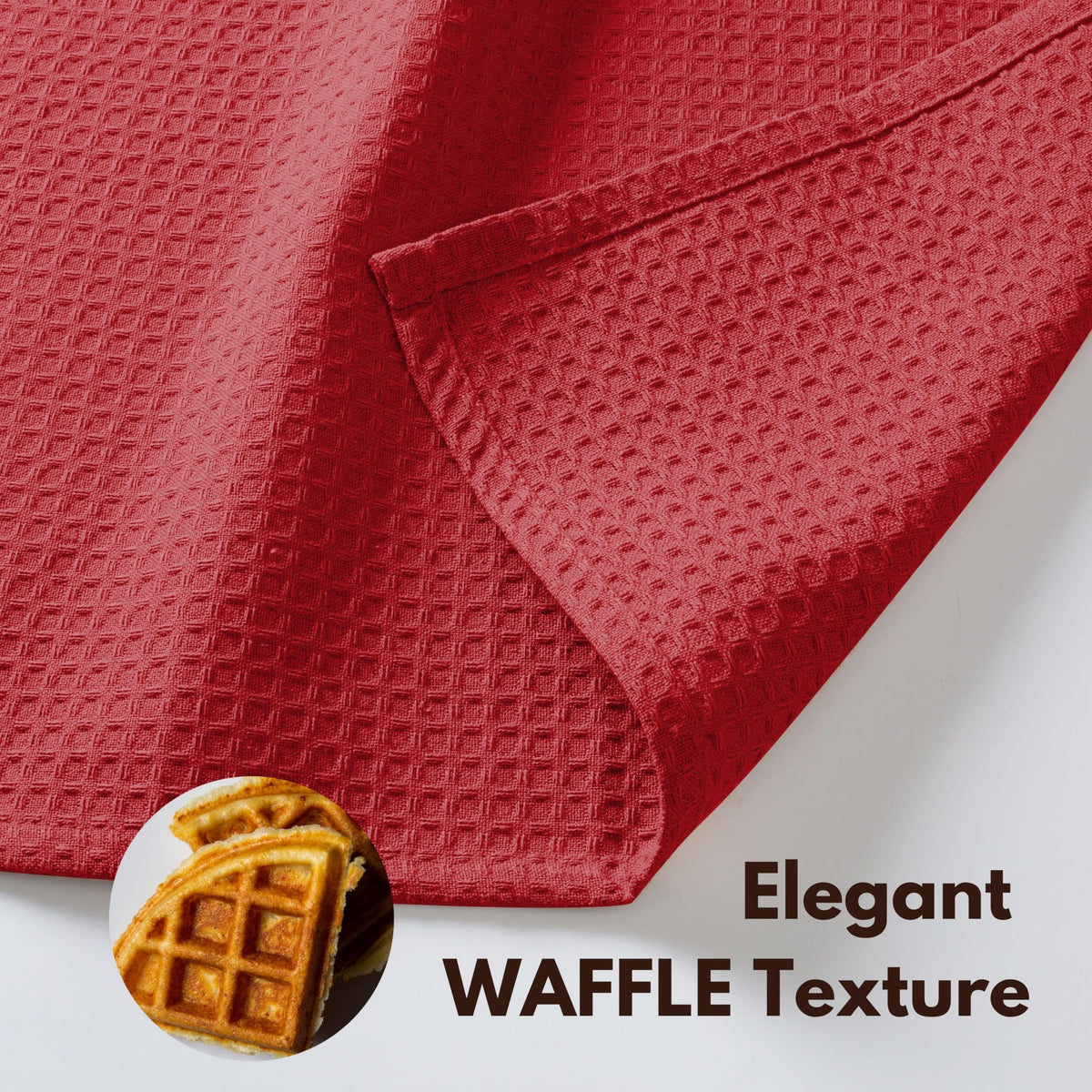 Waffle Weave Dish Towels 12 Pack (12 Count)