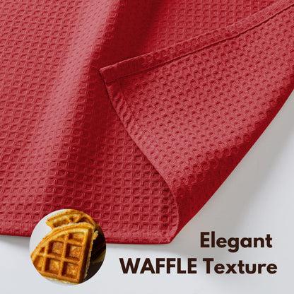 Waffle Weave Dish Towels 12 Pack (12 Count)