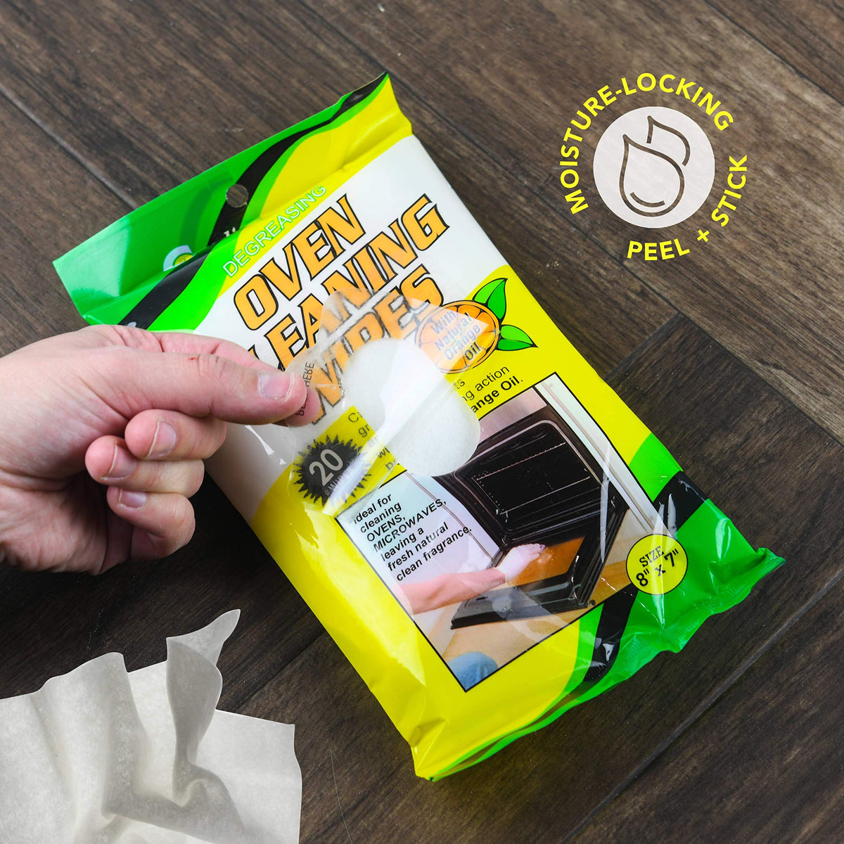 Degreasing Oven Cleaning Wipes 20 Wipes (20 Count)