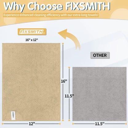 Beige Microfiber Cleaning Cloth (8 Count)